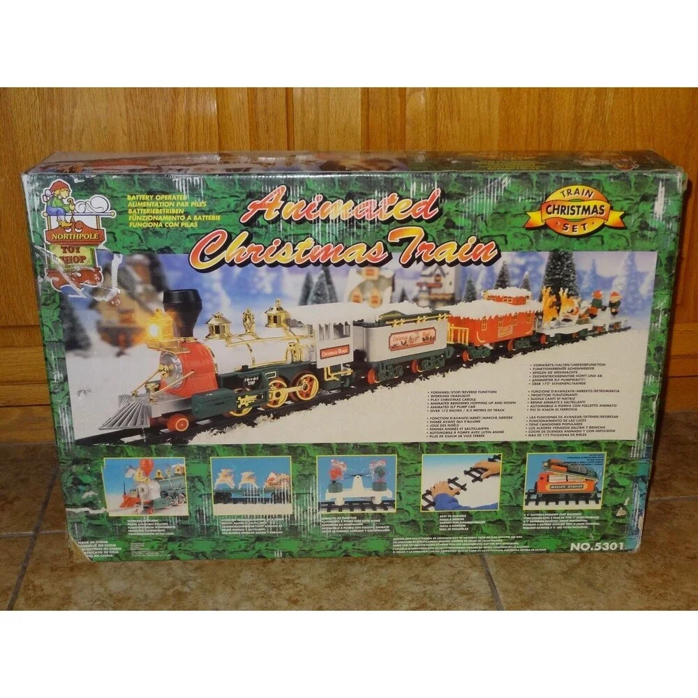 NORTH POLE Christmas EXPRESS Train 5301 Santa's Special Car Cart 1992 Toy State